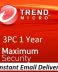 Trend Micro Maximum Security 2020-3PC User 1 Year