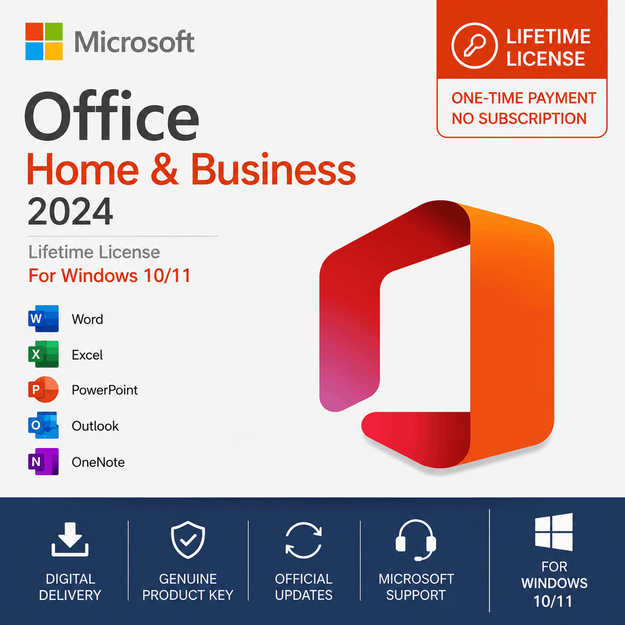 Office 2024 Home & business for Windows 10 ,11